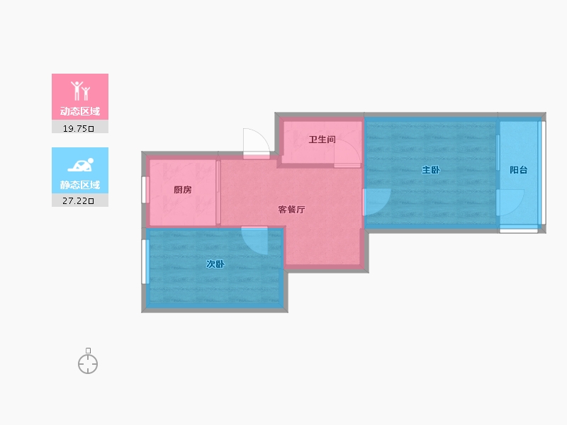 江苏省-南京市-长虹路111号-40.20-户型库-动静分区