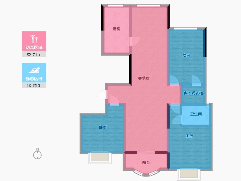 河南省-商丘市-天使家苑-101.00-户型库-动静分区