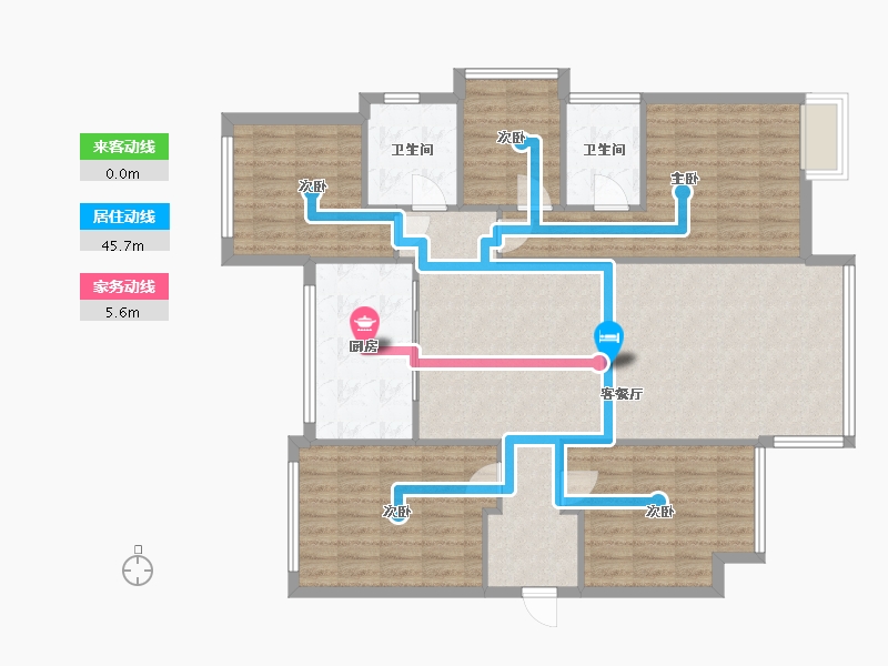 四川省-内江市-万达中央华城-121.00-户型库-动静线