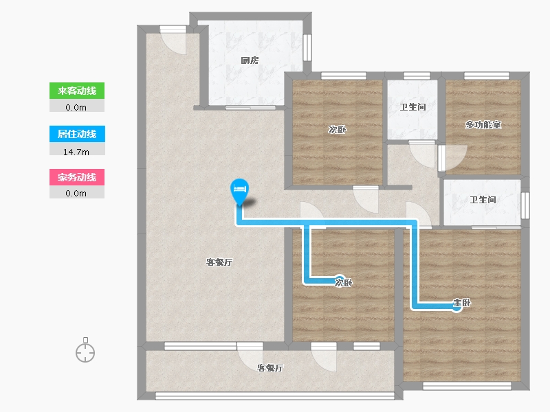 山东省-潍坊市-博观天成-108.00-户型库-动静线