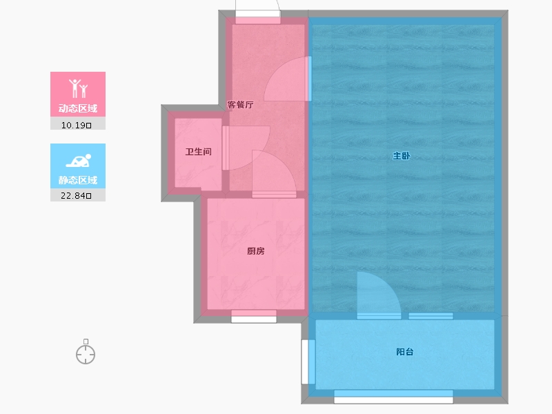 天津-天津市-友谊东里-26.00-户型库-动静分区