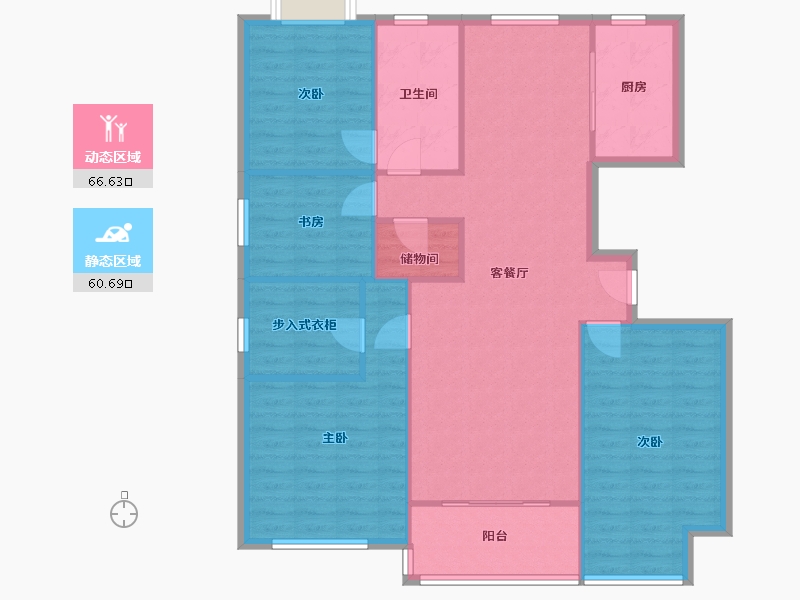 江苏省-常州市-新城·府翰苑-157.00-户型库-动静分区