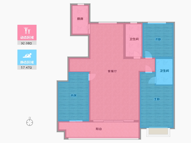 山东省-滨州市-秦皇一号-136.00-户型库-动静分区