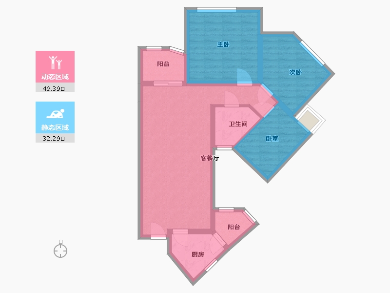 广东省-广州市-丽康居-80.00-户型库-动静分区