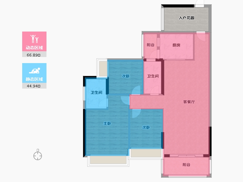 广东省-河源市-锦云·颐和花园-115.00-户型库-动静分区