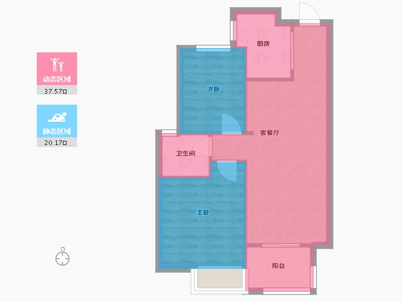 安徽省-合肥市-大富鸿学府-52.00-户型库-动静分区