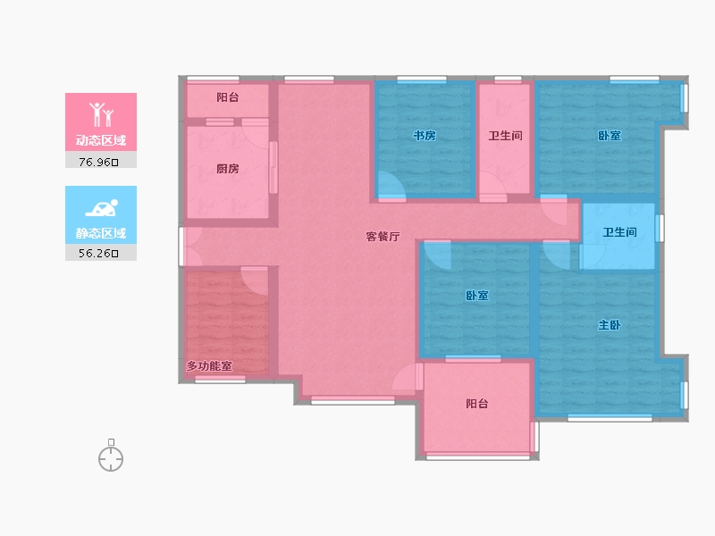 广西壮族自治区-防城港市-埠上桃园-100.00-户型库-动静分区