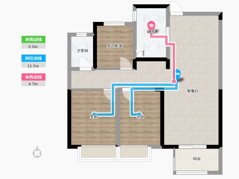 河南省-开封市-大梁府-82.00-户型库-动静线