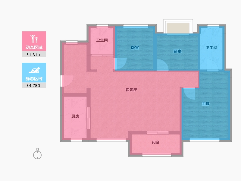 广东省-广州市-中建岭南悦府-74.00-户型库-动静分区