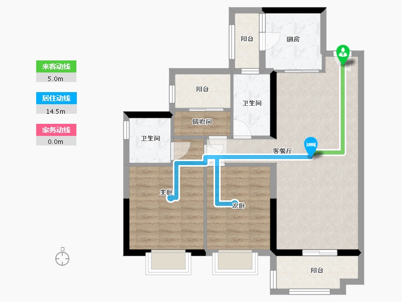 广东省-广州市-中国铁建海语熙岸-82.40-户型库-动静线