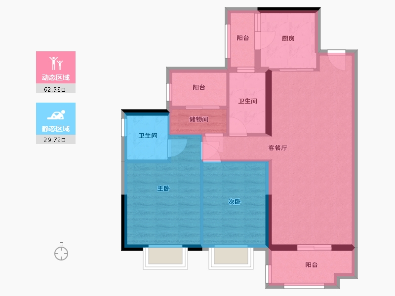 广东省-广州市-中国铁建海语熙岸-82.40-户型库-动静分区