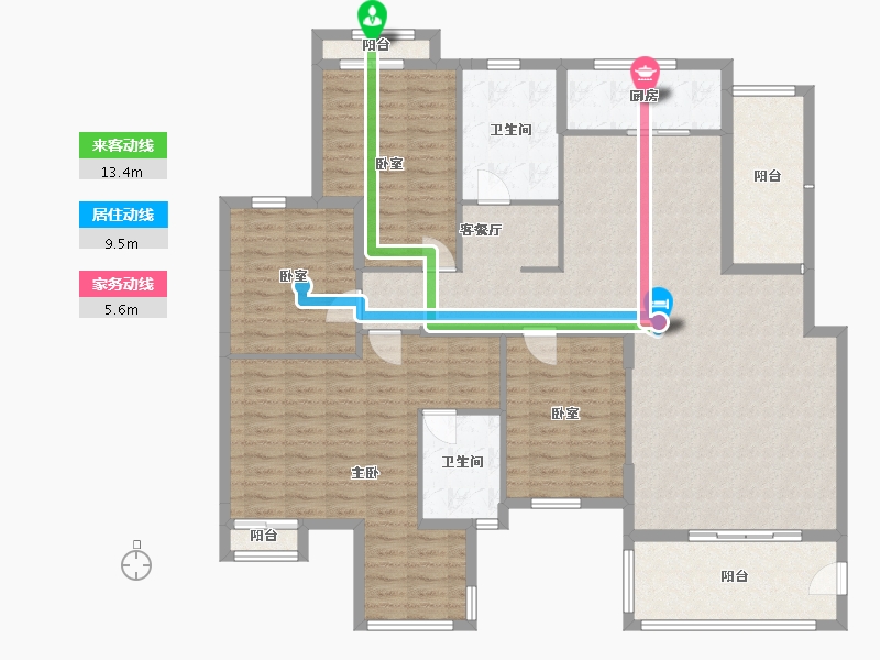 贵州省-贵阳市-会展城九号-179.87-户型库-动静线