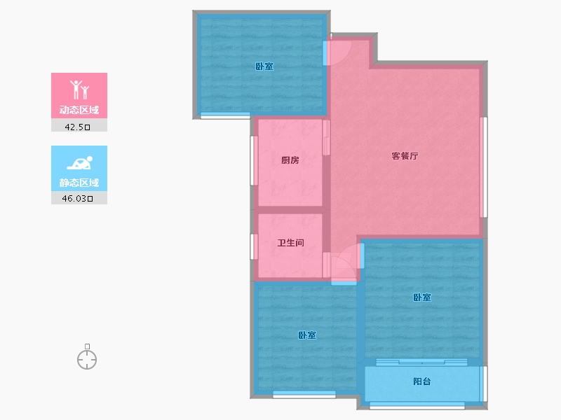 河北省-邯郸市-创宇观湖-79.00-户型库-动静分区