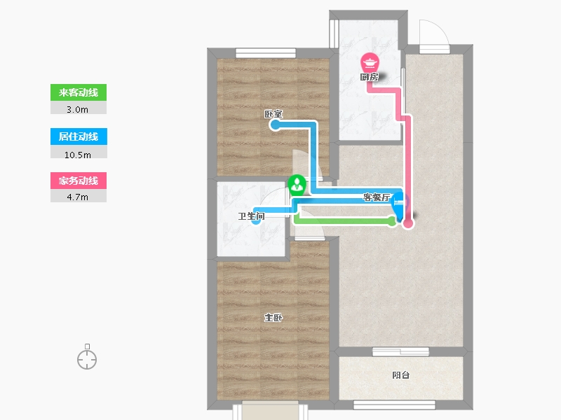 河北省-石家庄市-融创臻园壹号-64.00-户型库-动静线