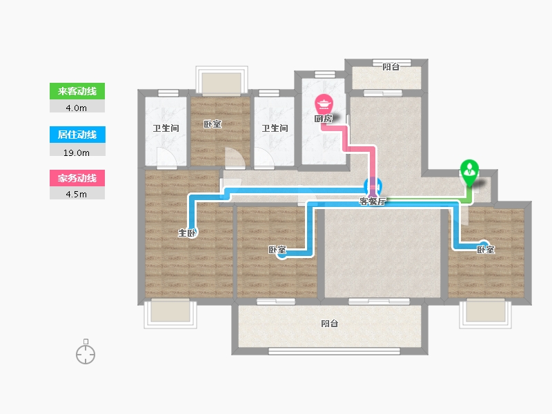 福建省-三明市-誉璟台-97.00-户型库-动静线