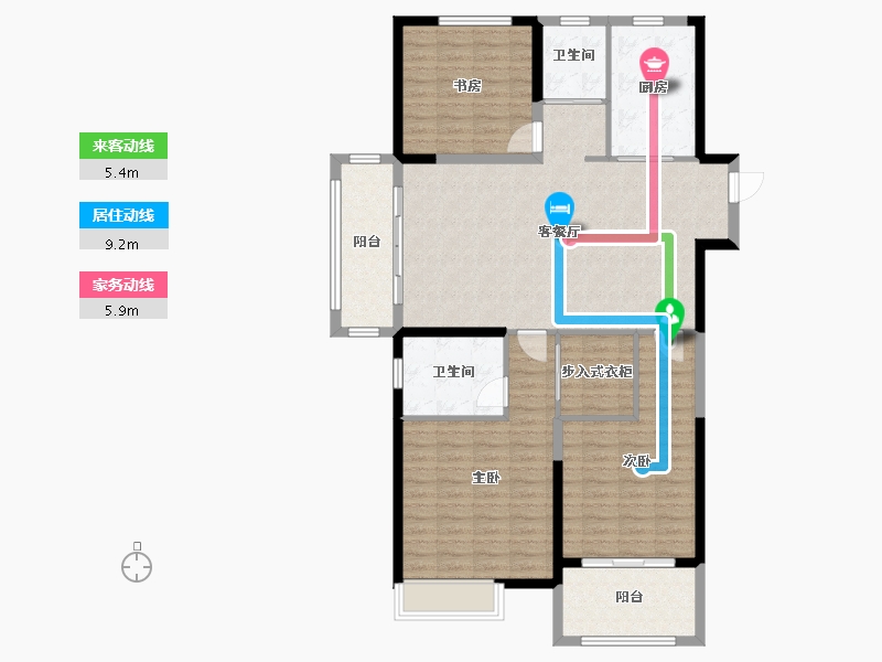 江苏省-盐城市-国投欧亚悦府-118.00-户型库-动静线