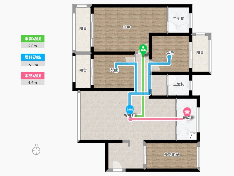 福建省-福州市-新榕金城湾-140.00-户型库-动静线