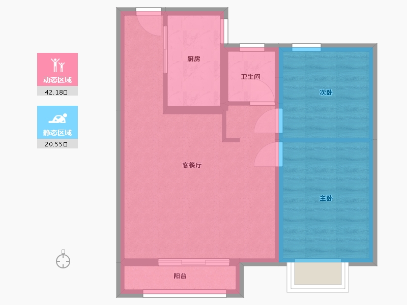 天津-天津市-金成府-62.00-户型库-动静分区