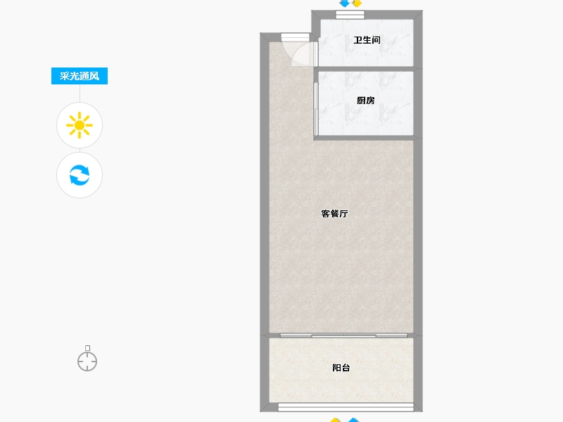 江苏省-扬州市-扬州天下西华苑-36.00-户型库-采光通风