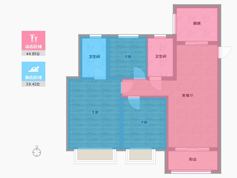 山东省-济南市-海信九麓府墨园-115.00-户型库-动静分区