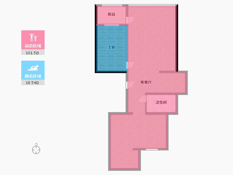 山东省-滨州市-御墅蓝庭-120.00-户型库-动静分区