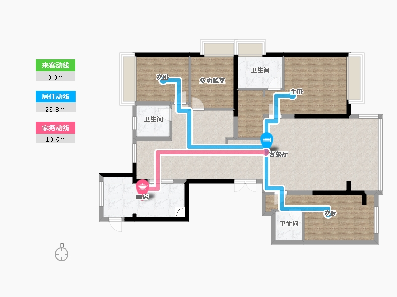 湖北省-武汉市-琨御府-150.00-户型库-动静线