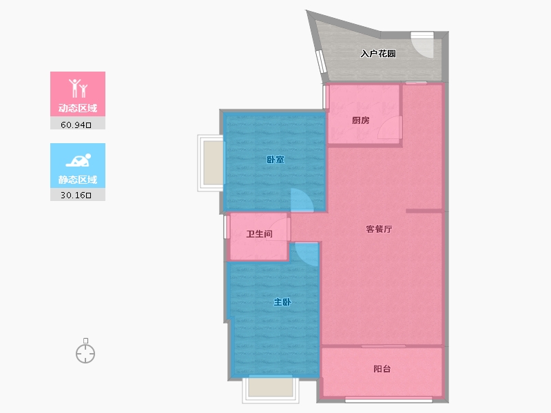 福建省-厦门市-未来海岸蓝月湾-1期-92.00-户型库-动静分区