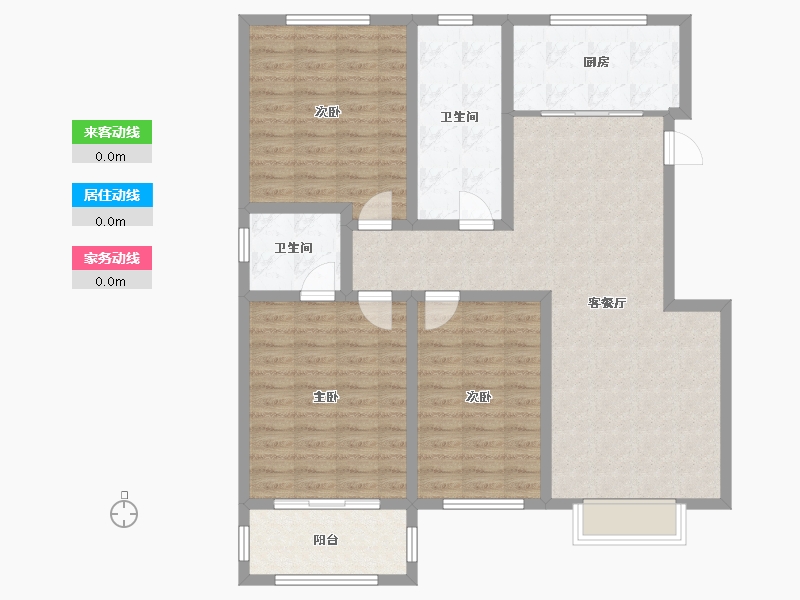 河南省-洛阳市-锦达·瑞丰园-110.00-户型库-动静线