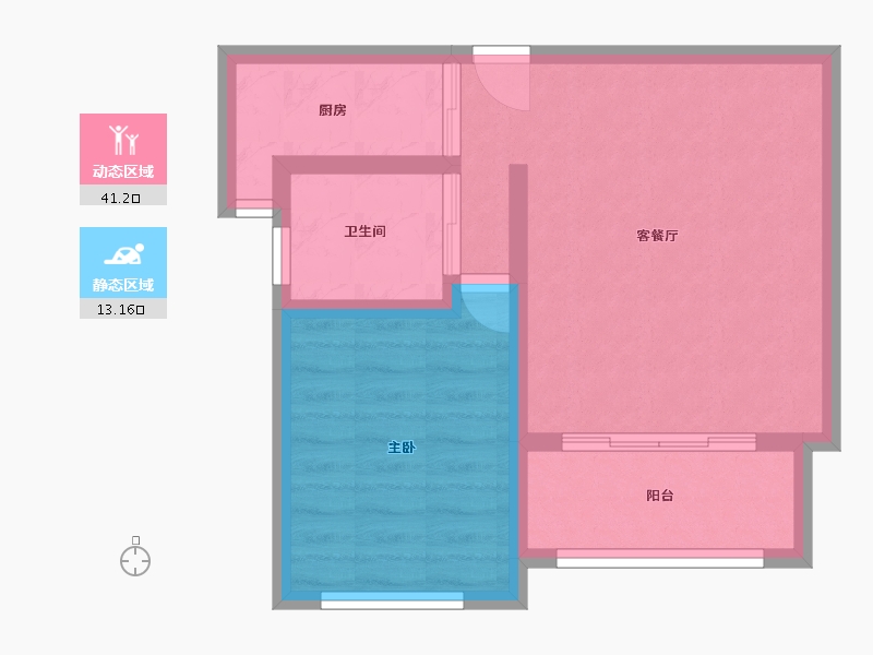 黑龙江省-鹤岗市-光侨花园长秀楼-48.00-户型库-动静分区