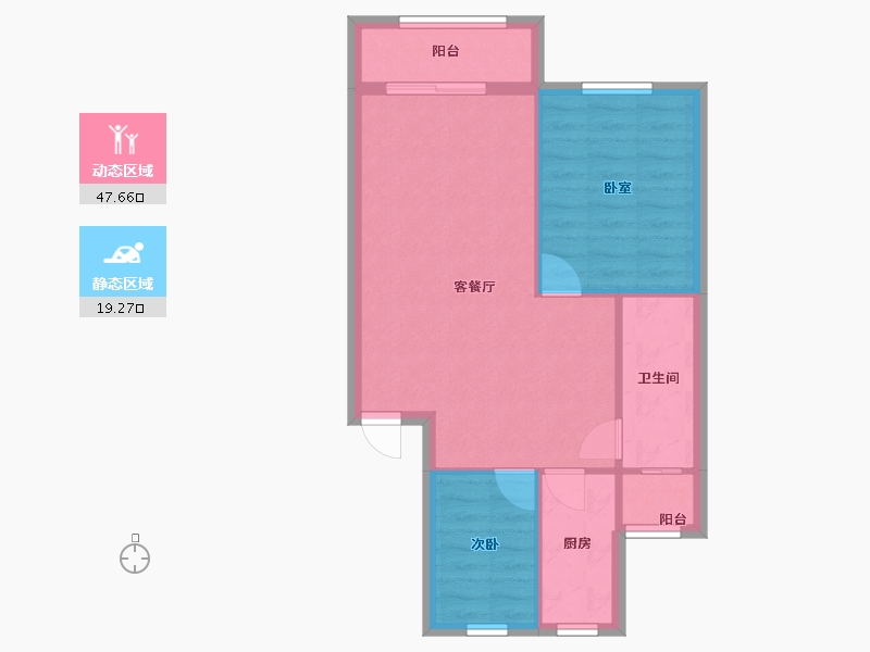 广东省-深圳市-安居苑-74.99-户型库-动静分区