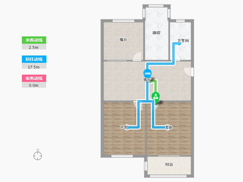 江苏省-南通市-陈桥佳苑-92.00-户型库-动静线