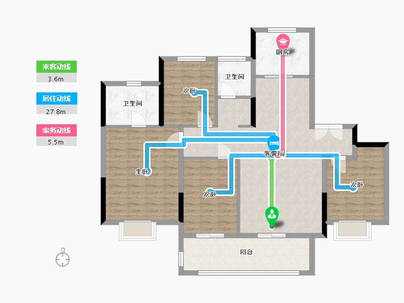 河南省-郑州市-招商公园1872-120.00-户型库-动静线