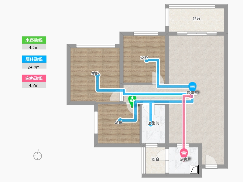 四川省-眉山市-首创天府滨江-87.00-户型库-动静线