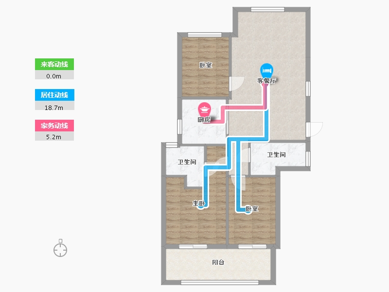 福建省-南平市-建瓯市建州府-83.00-户型库-动静线