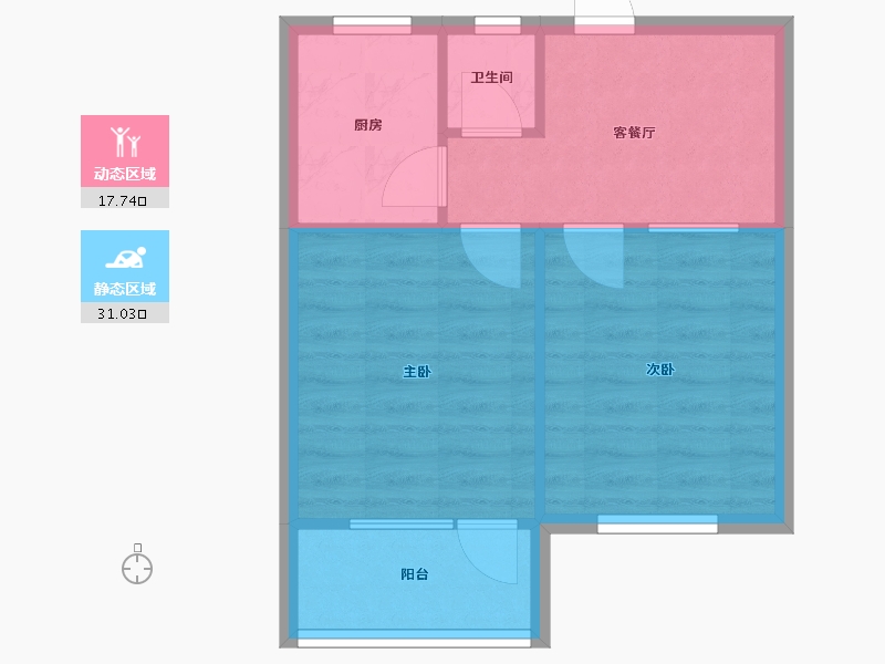 山东省-济南市-春元里小区-52.00-户型库-动静分区