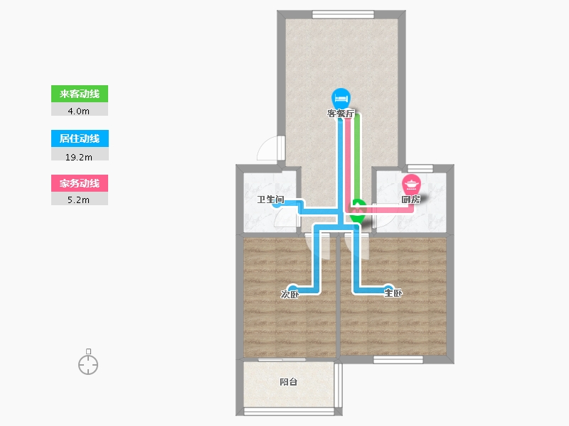 福建省-厦门市-前埔南小区-60.00-户型库-动静线