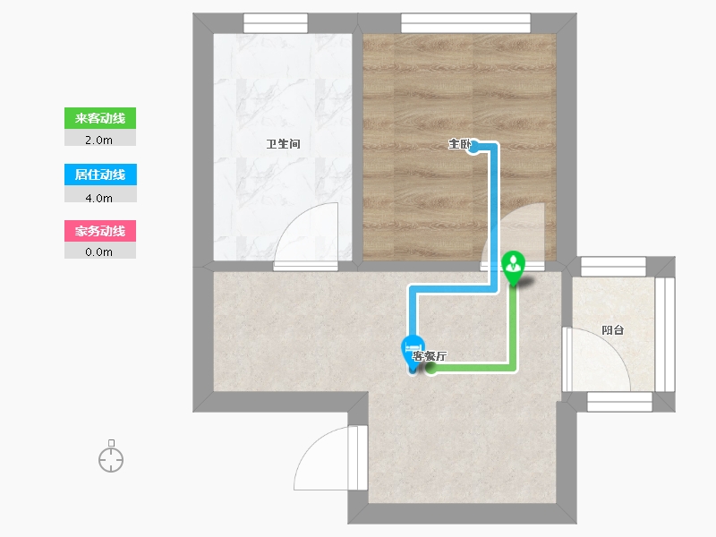 海南省-海口市-沁泽园-32.00-户型库-动静线