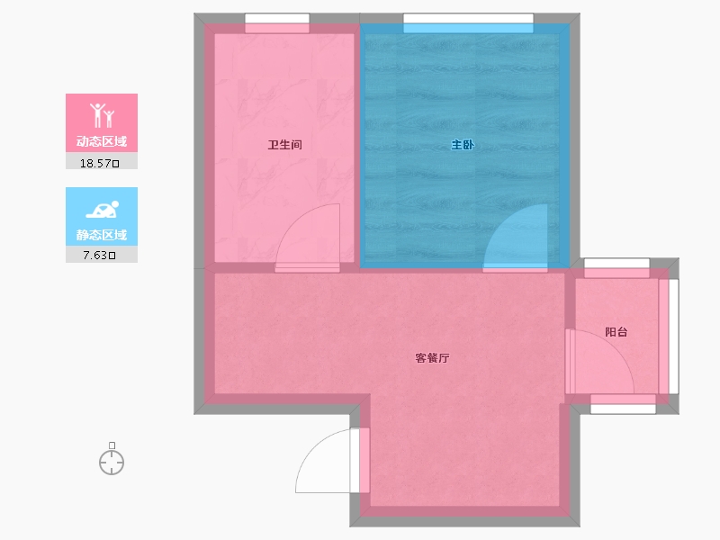 海南省-海口市-沁泽园-32.00-户型库-动静分区