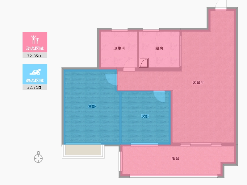 广西壮族自治区-桂林市-融创文旅城-95.00-户型库-动静分区