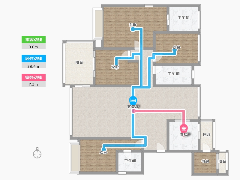 广东省-深圳市-香山里-175.00-户型库-动静线