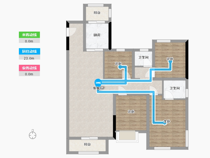 四川省-眉山市-万景进园汇-114.00-户型库-动静线