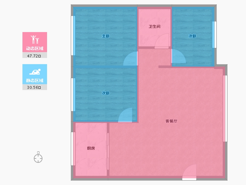 广东省-广州市-广东外语艺术学院-70.00-户型库-动静分区