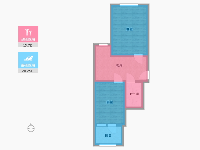 北京-北京市-建材城东一里-38.00-户型库-动静分区