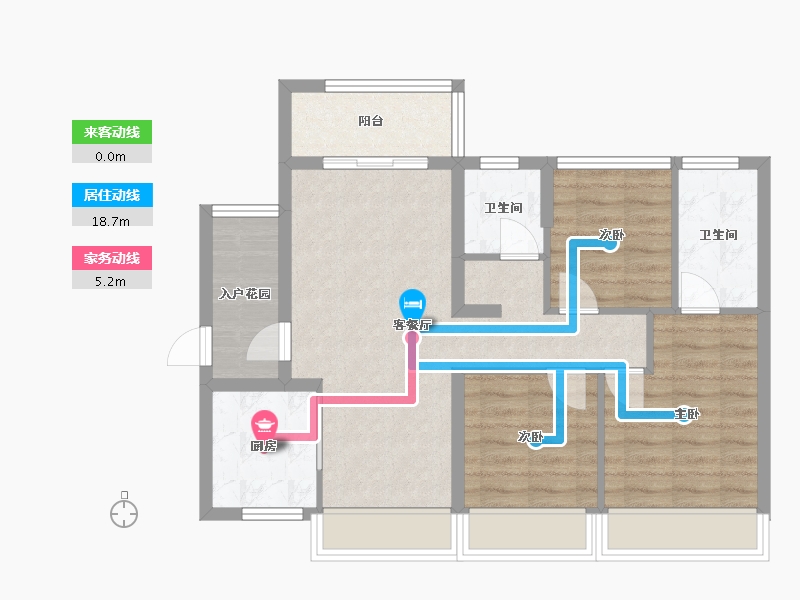 广东省-广州市-岭南悦府-80.00-户型库-动静线