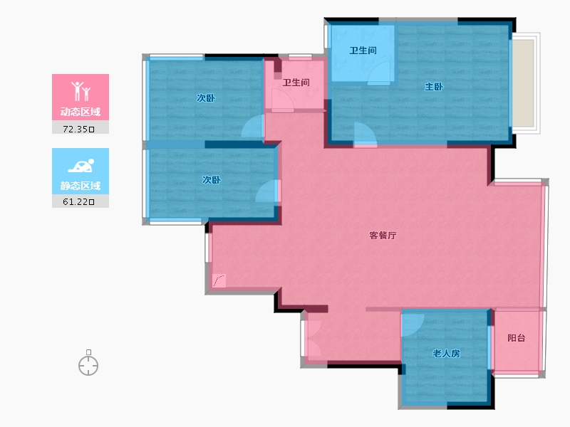 广西壮族自治区-南宁市-建发央玺-157.64-户型库-动静分区