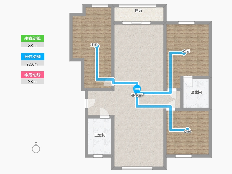 河北省-邯郸市-红街住宅-西区-120.00-户型库-动静线