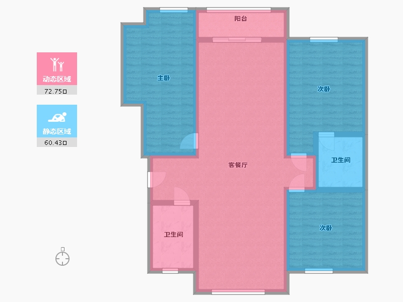 河北省-邯郸市-红街住宅-西区-120.00-户型库-动静分区