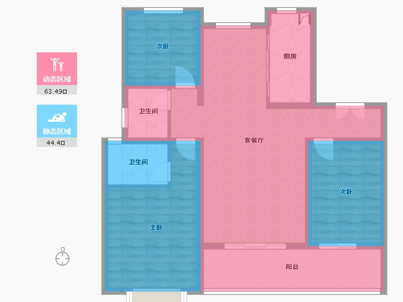 山西省-运城市-东上水漾-107.00-户型库-动静分区