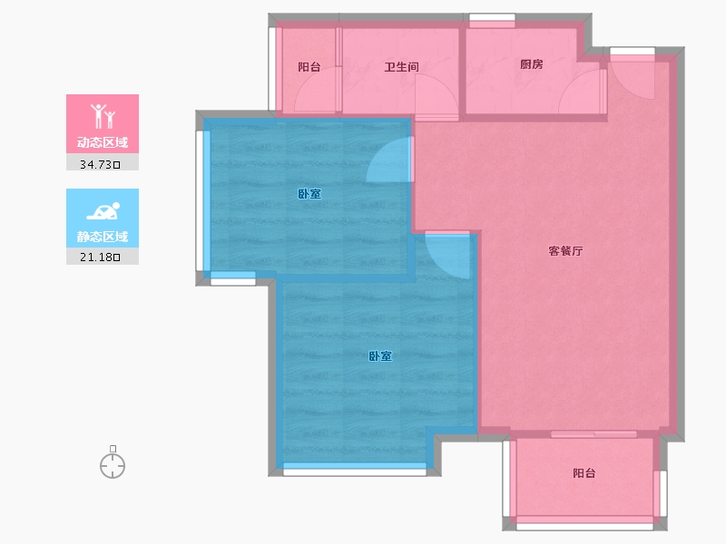 广东省-深圳市-花好园-50.20-户型库-动静分区