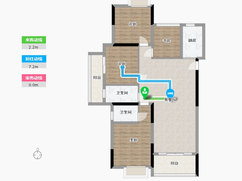 广西壮族自治区-桂林市-西宸源著-129.00-户型库-动静线